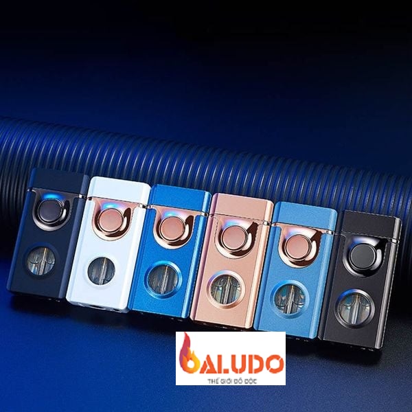 Vỏ hộp quẹt bật lửa ga cảm ứng điện tử 2 phong cách lửa Tenho TH-656