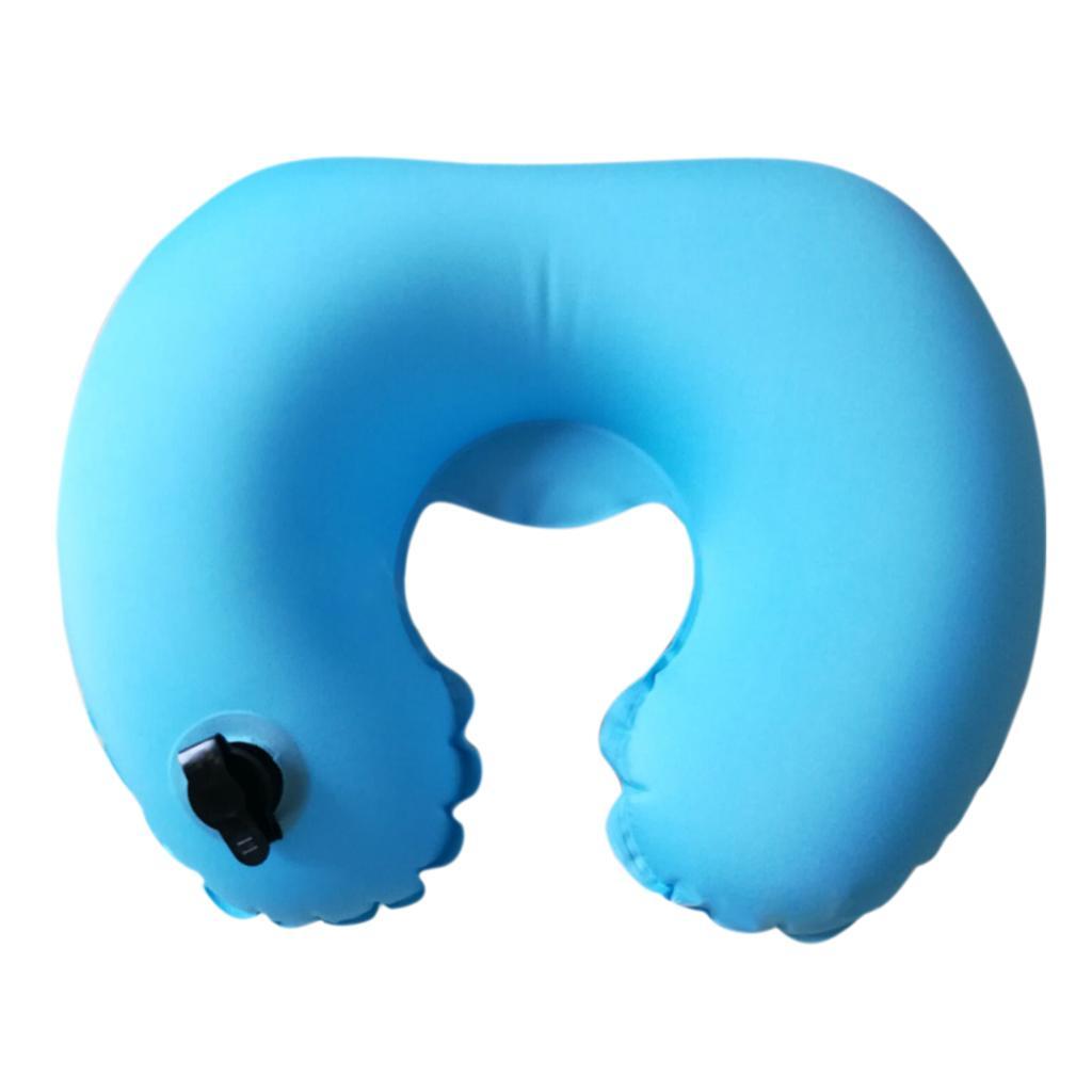 U Shaped Inflatable Pillow Travel Support Cushion
