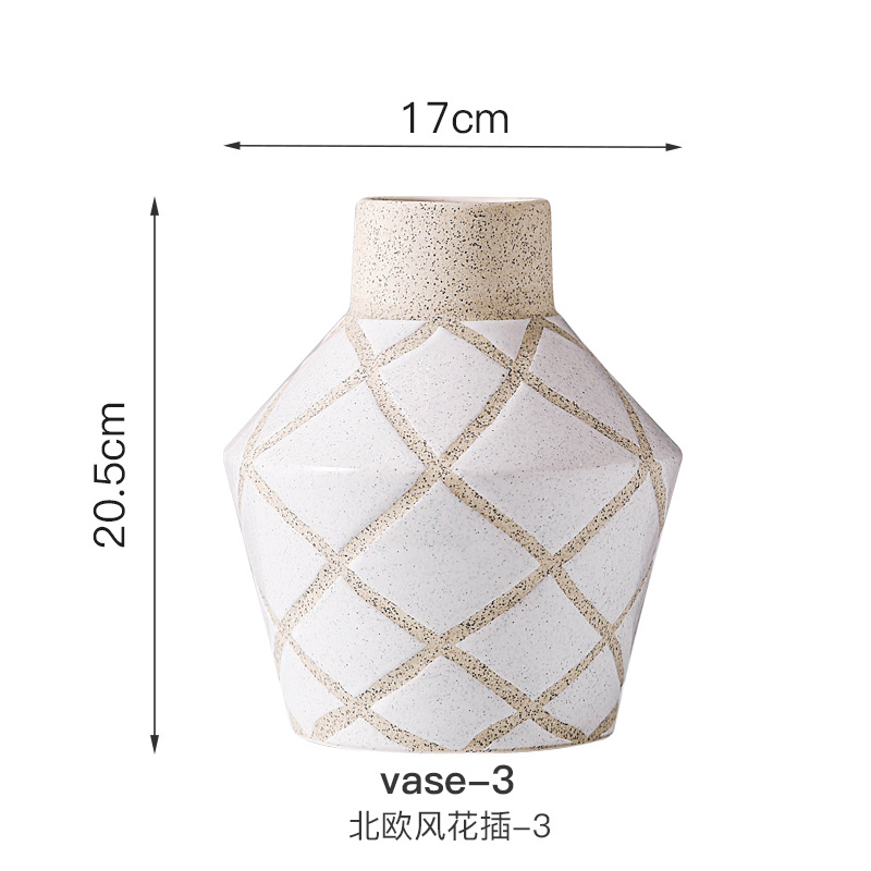 BÌNH GỐM HỌA TIẾT - KB43