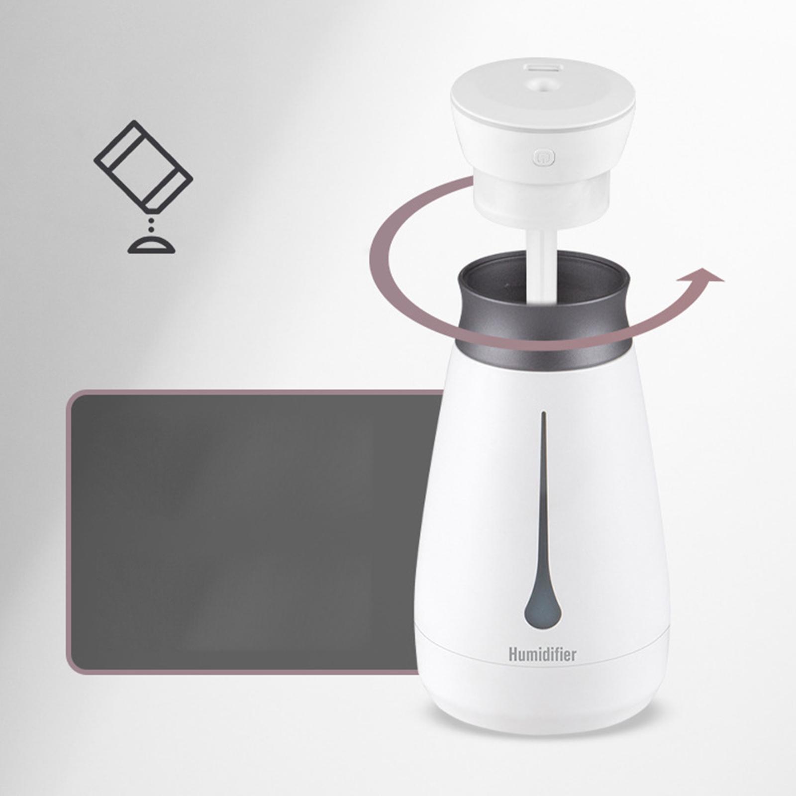 2 Working Modes Mist Humidifiers, Low Noise Air Humidifier for Travel Decoration