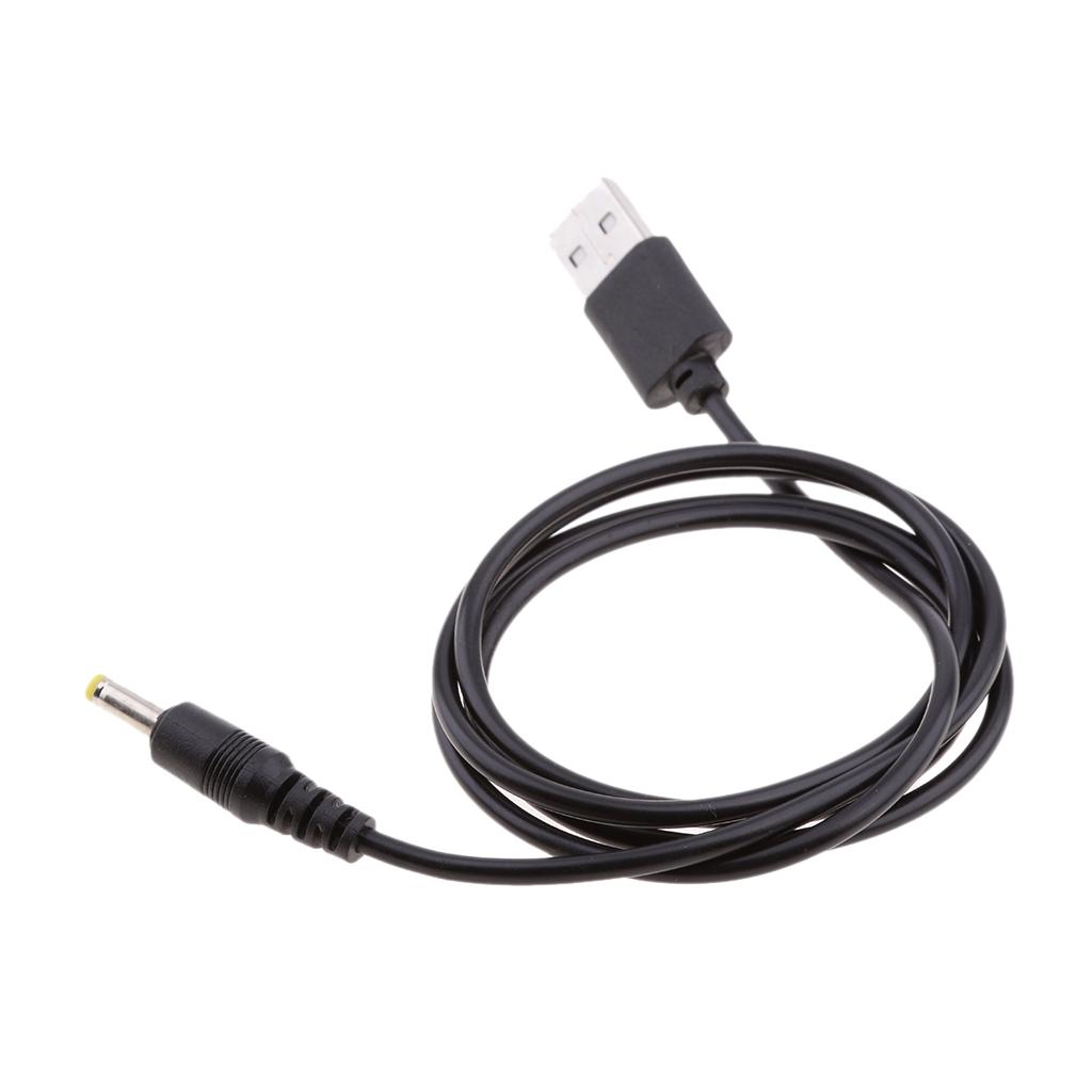 USB DC Power Charging Cable USB-A to 1.7mmx4.0mm DC Tip Plug Charging Cord