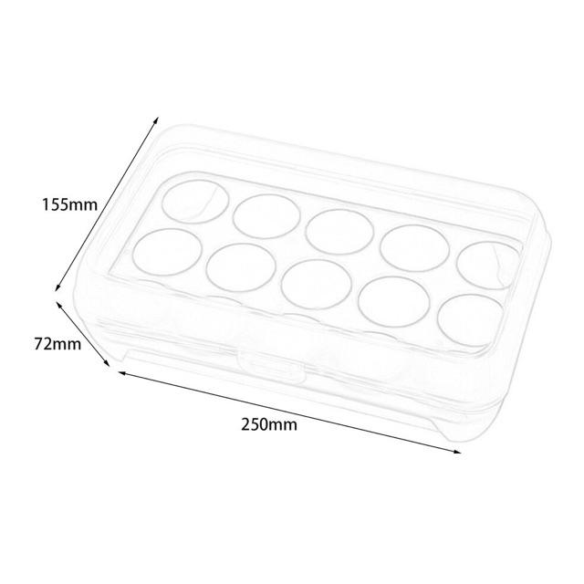 Hộp đựng trứng 15 quả có nắp đậy