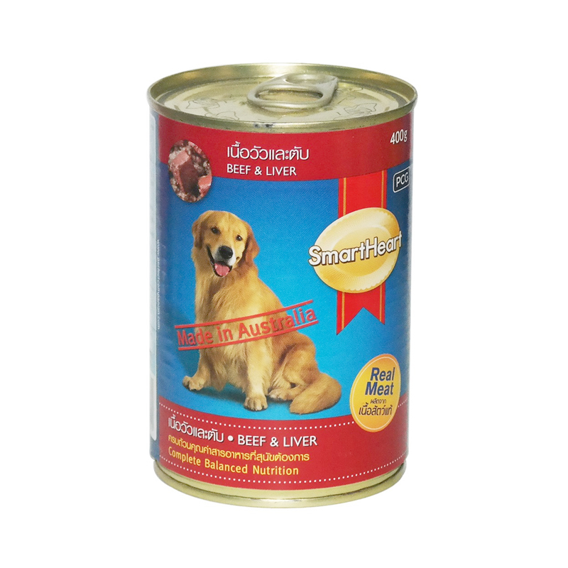 Pate cho chó Smartheart Beef & Liver 400g