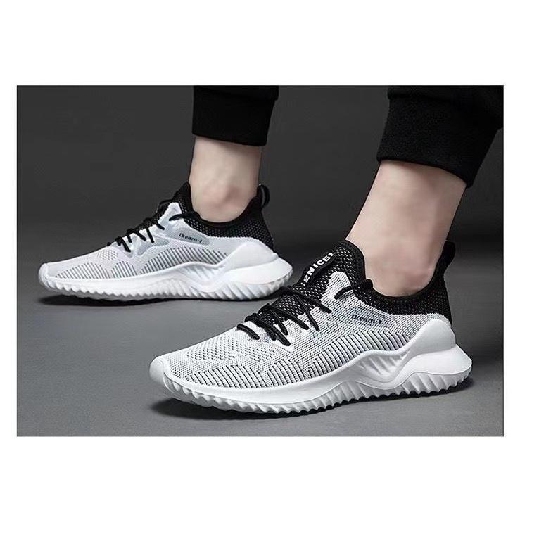 Giày Thể Thao Nam Tăng Chiều Cao Giày sneaker HHT MS024 Ghi