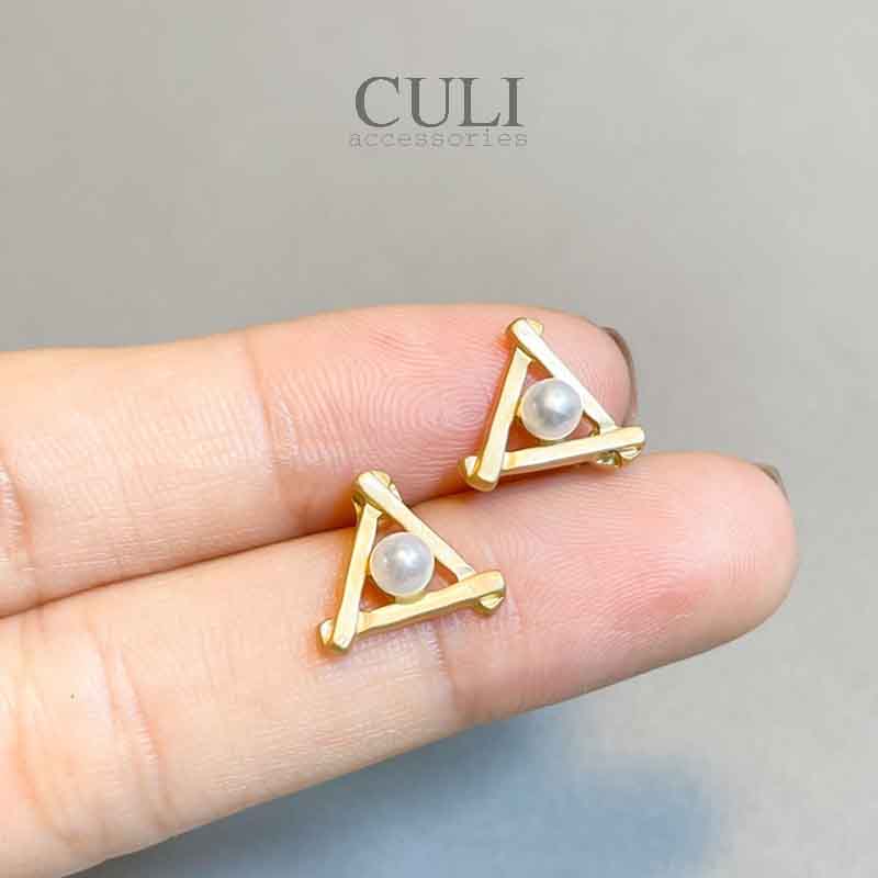 Khuyên tai nữ thời trang, thiết kế xinh xắn HT642 - Culi accessories