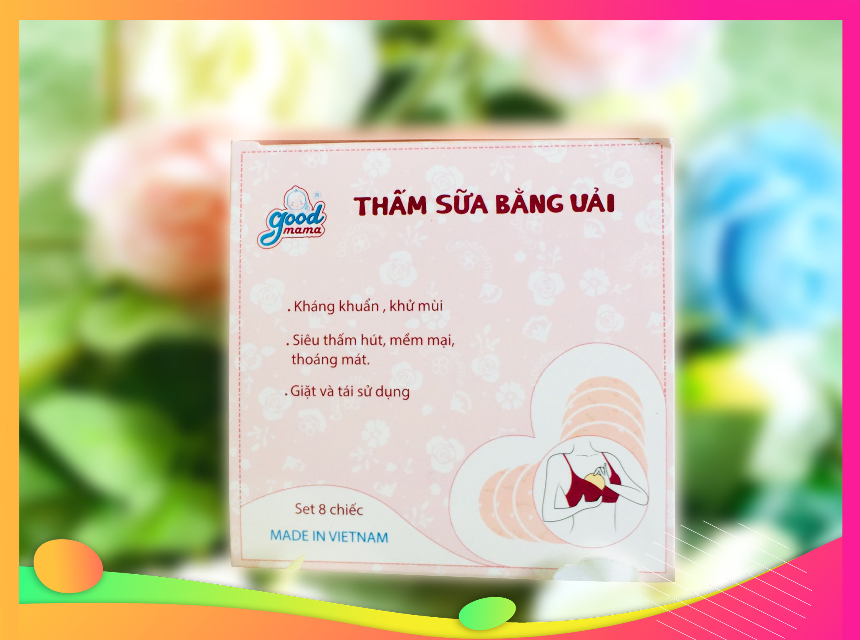 1 hộp( 8 miếng) thấm sữa Goodmama