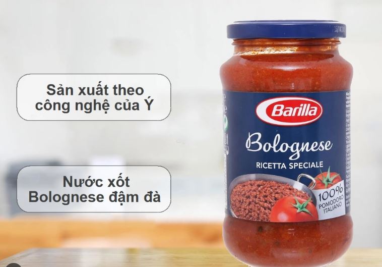 Sốt mì ý Bolognese Barilla 400 gram