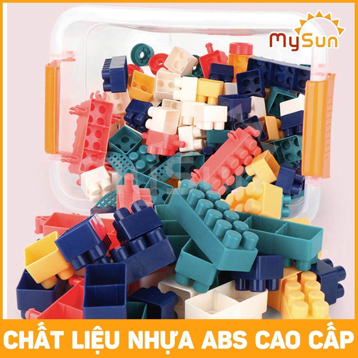 Bộ đồ chơi lắp ráp xếp mô hình cho trẻ em giá rẻ có hộp 100 – 500 chi tiết