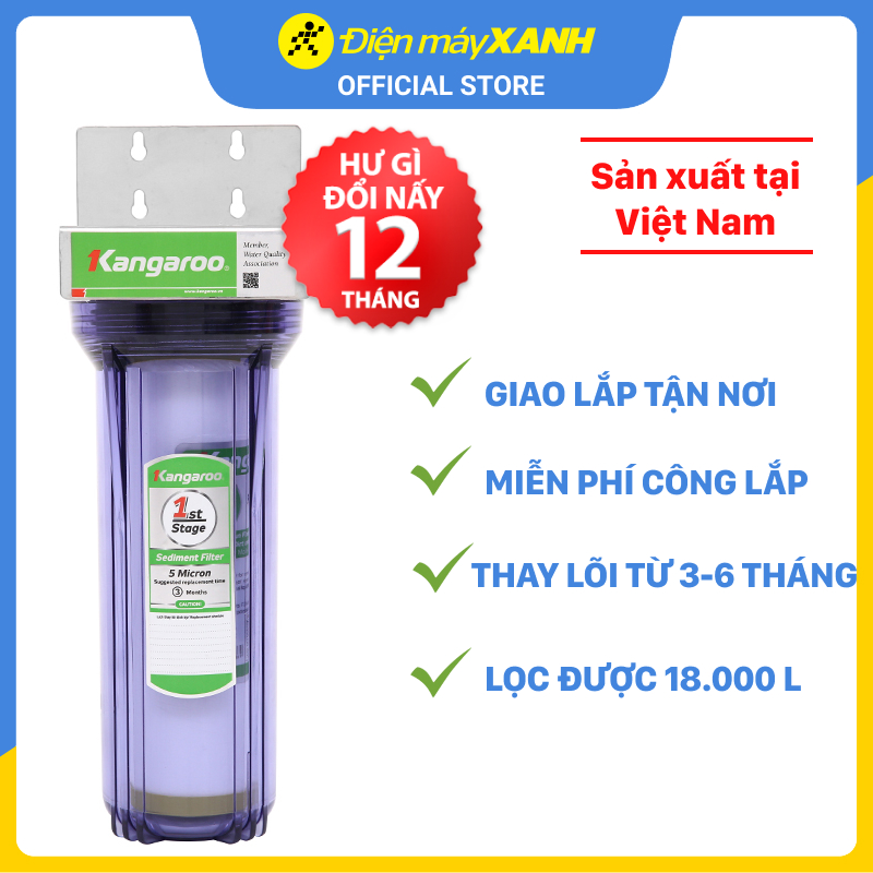 Cốc Lọc Đầu Nguồn Kangaroo KG02G3 – Hàng Chính Hãng