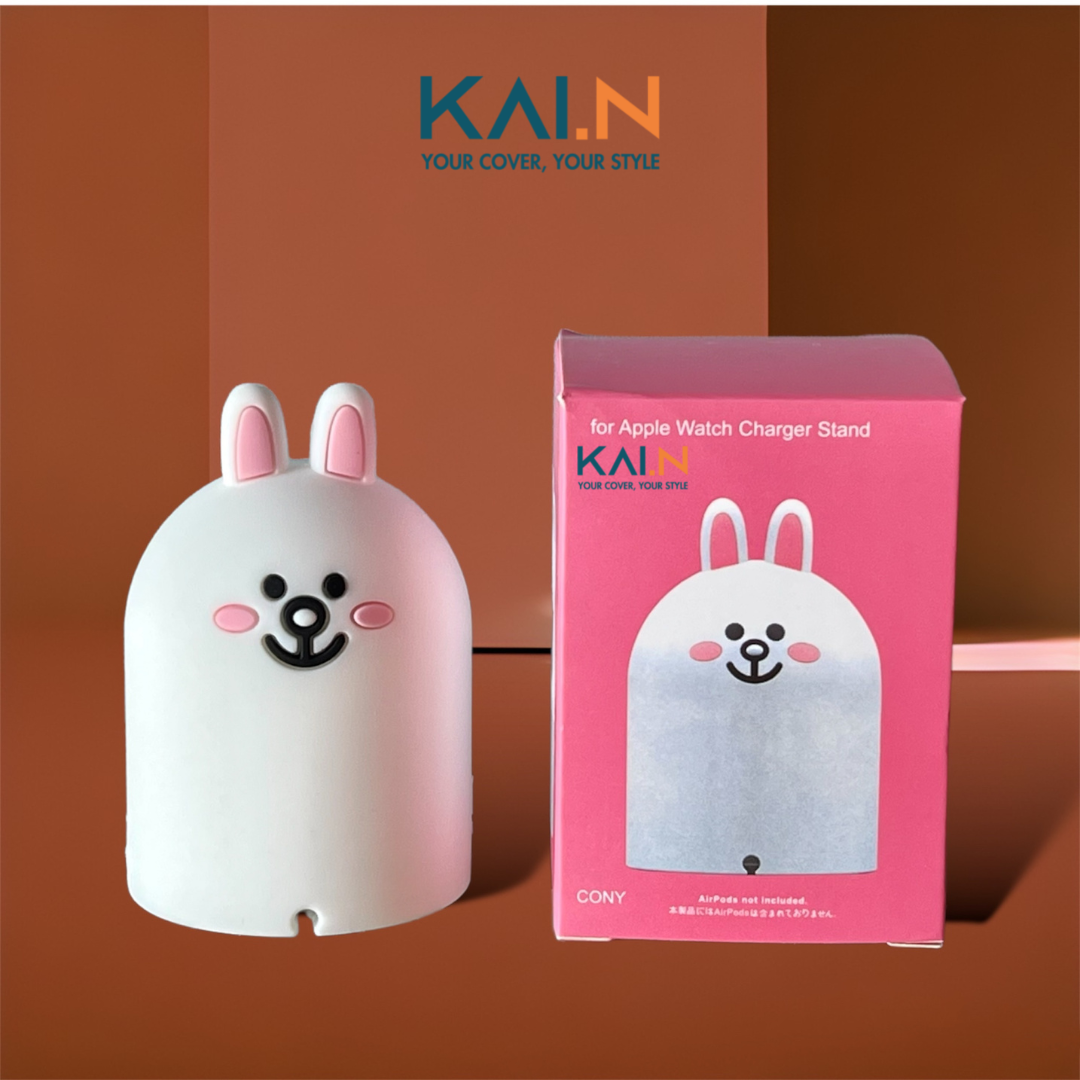 Đế Sạc Silicone Dành Cho Apple Watch Ultra / Apple Watch Series / Đồng Hồ Thông Minh, Kai.N Cartoon Stand - Hàng Chính Hãng