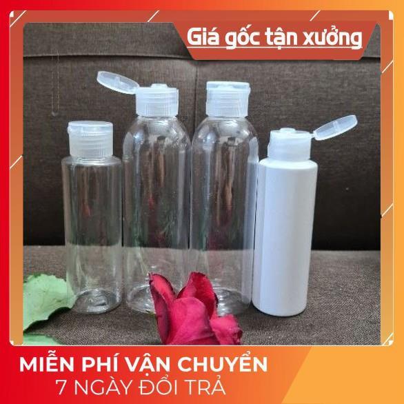 Chai nhựa pet nắp bật 250ml/200ml/150ml chiết mỹ phẩm