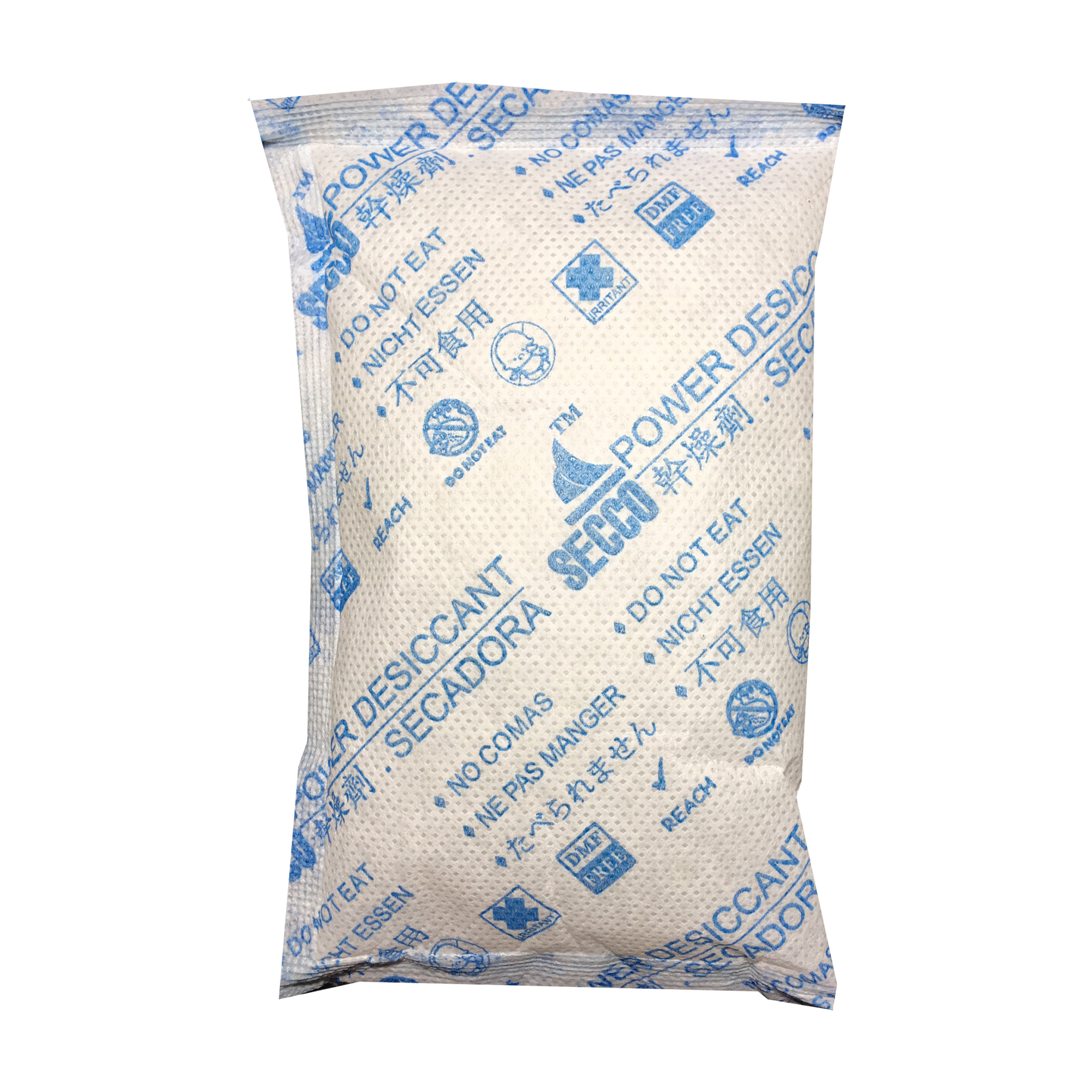 Gói hút ẩm Secco silica gel 100gr  - 1kg(10 gói) - bảo quản thiết bị điện tử, máy ảnh không ẩm móc - Chính hãng - Vải trắng - Chữ to xanh 2 mặt.