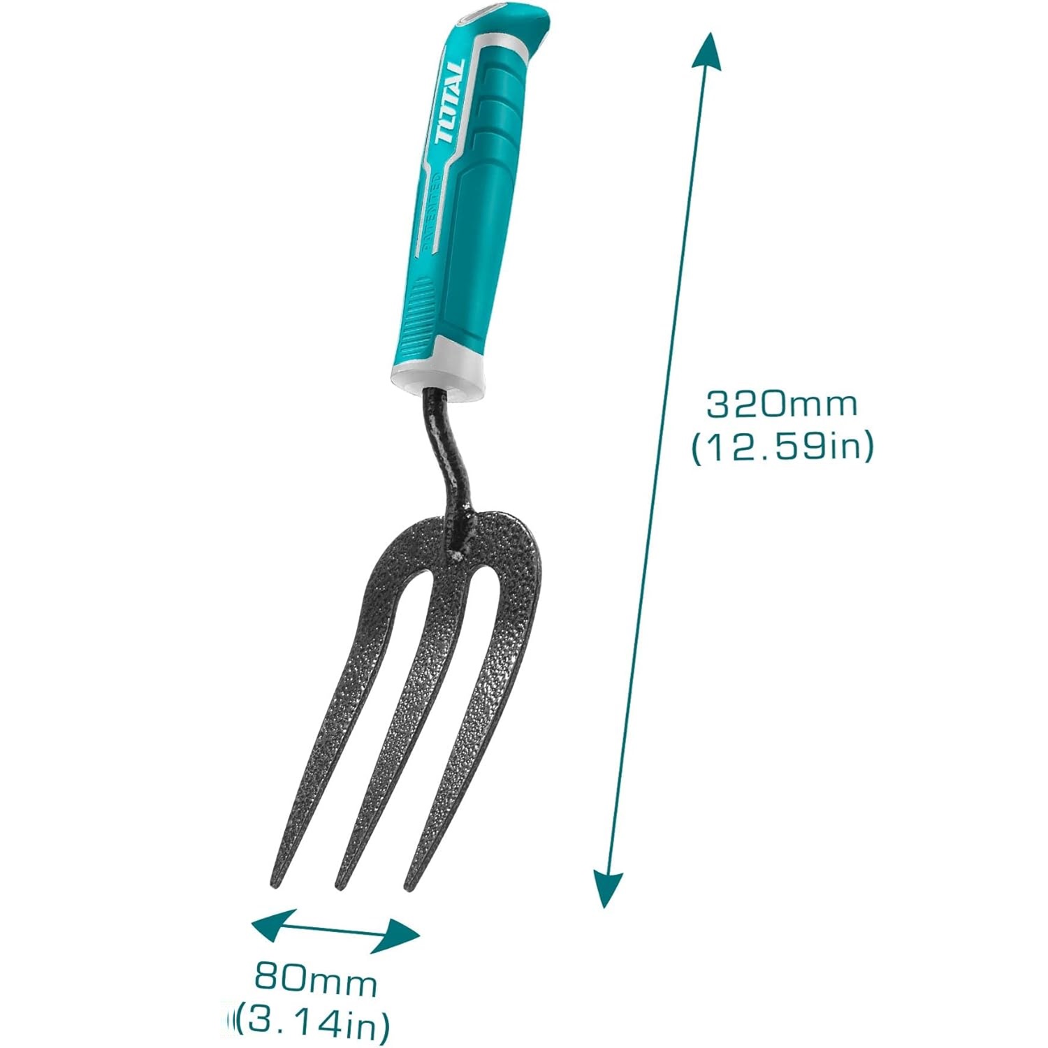 Cây xới đất làm vườn 320mm TOTAL THFTF38 - làm từ thép carbon, chăm sóc cây, trồng cây, trồng hoa - Tốc độ 247