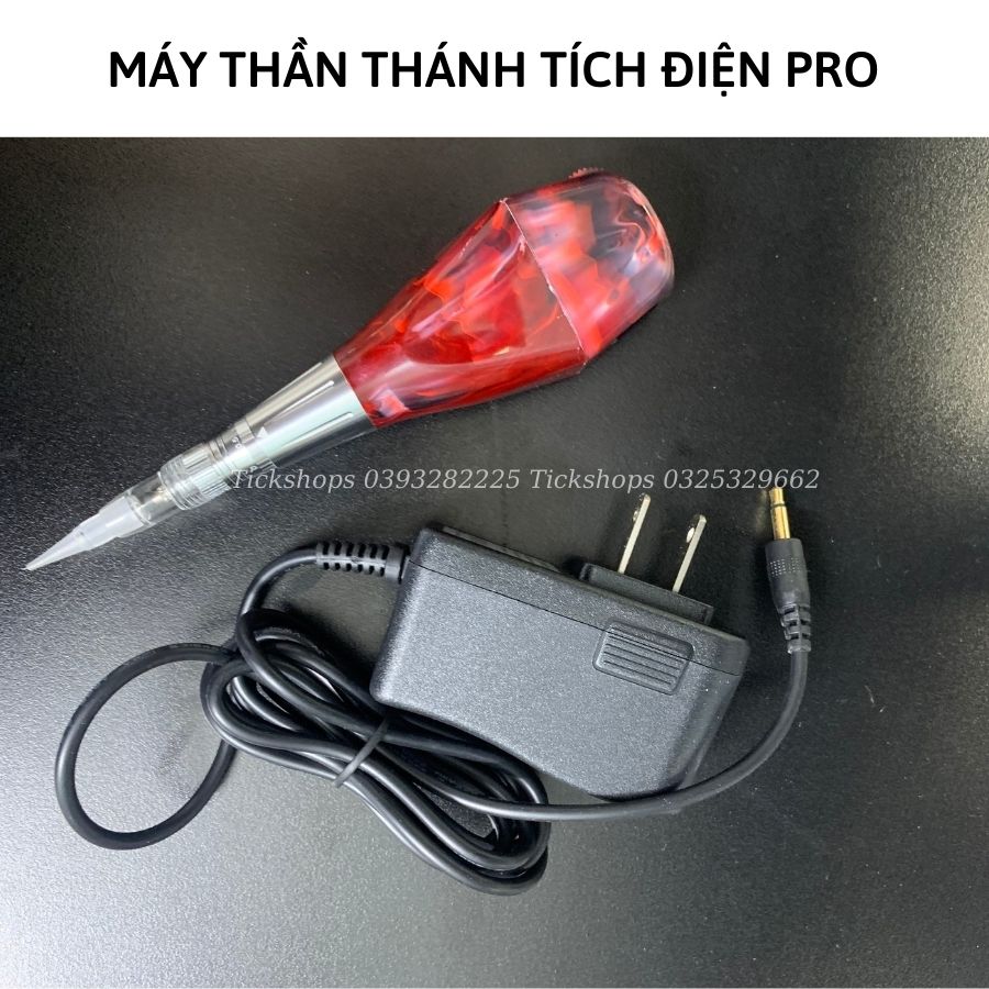 Máy phun xăm thần thánh tích điện Pro phun tạo hạt chỉnh tốc độ