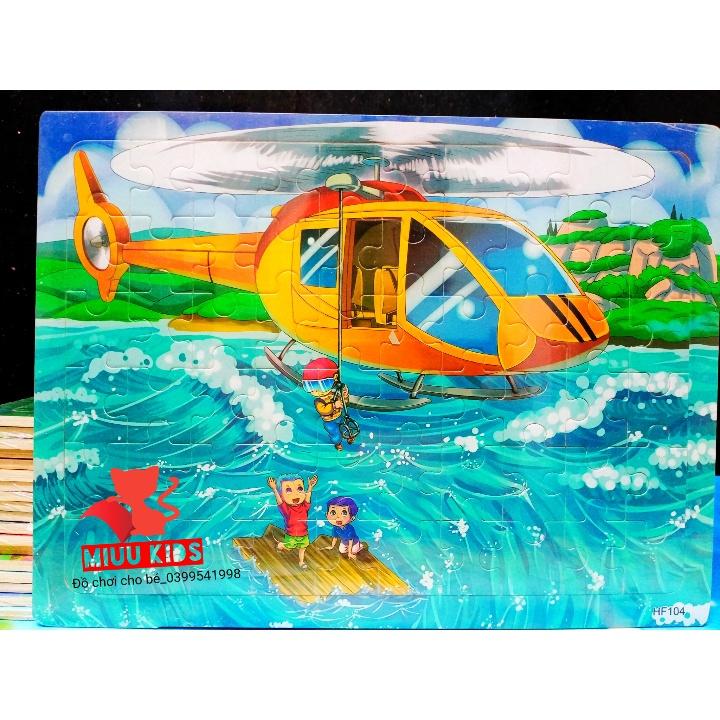 Đồ chơi tranh ghép hình miếng gỗ PUZZLE - Bộ ghép hình - Tranh xếp hình