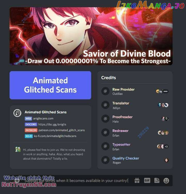 Huyết Thánh Cứu Thế Chủ~ Ta Chỉ Cần 0.0000001% Đã Trở Thành Vô Địch chapter 58 1