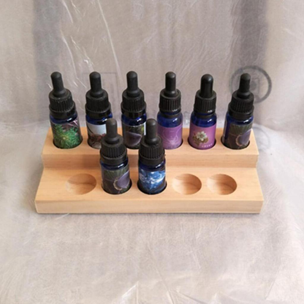 Essential Oil Storage Rack Display Stand Wood Rack Holder 01