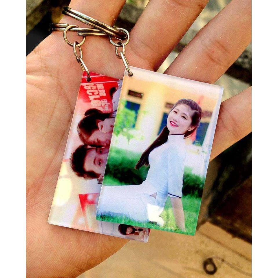 MÓC KHÓA MICA IN HÌNH CÁ NHÂN.