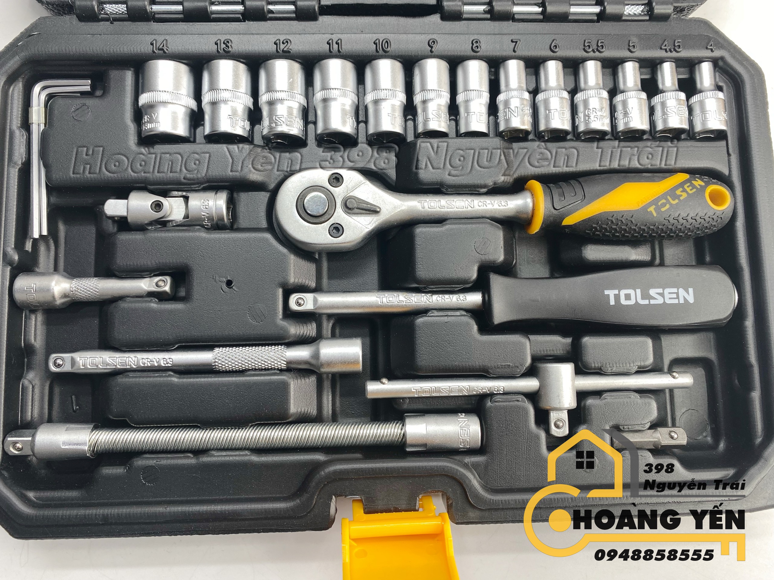 Bộ Típ ¼ Inch Tolsen 15138