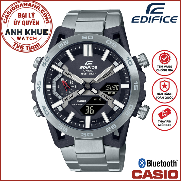 Đồng hồ nam dây kim loại Casio Edifice chính hãng ECB-2000D-1ADF (47mm)