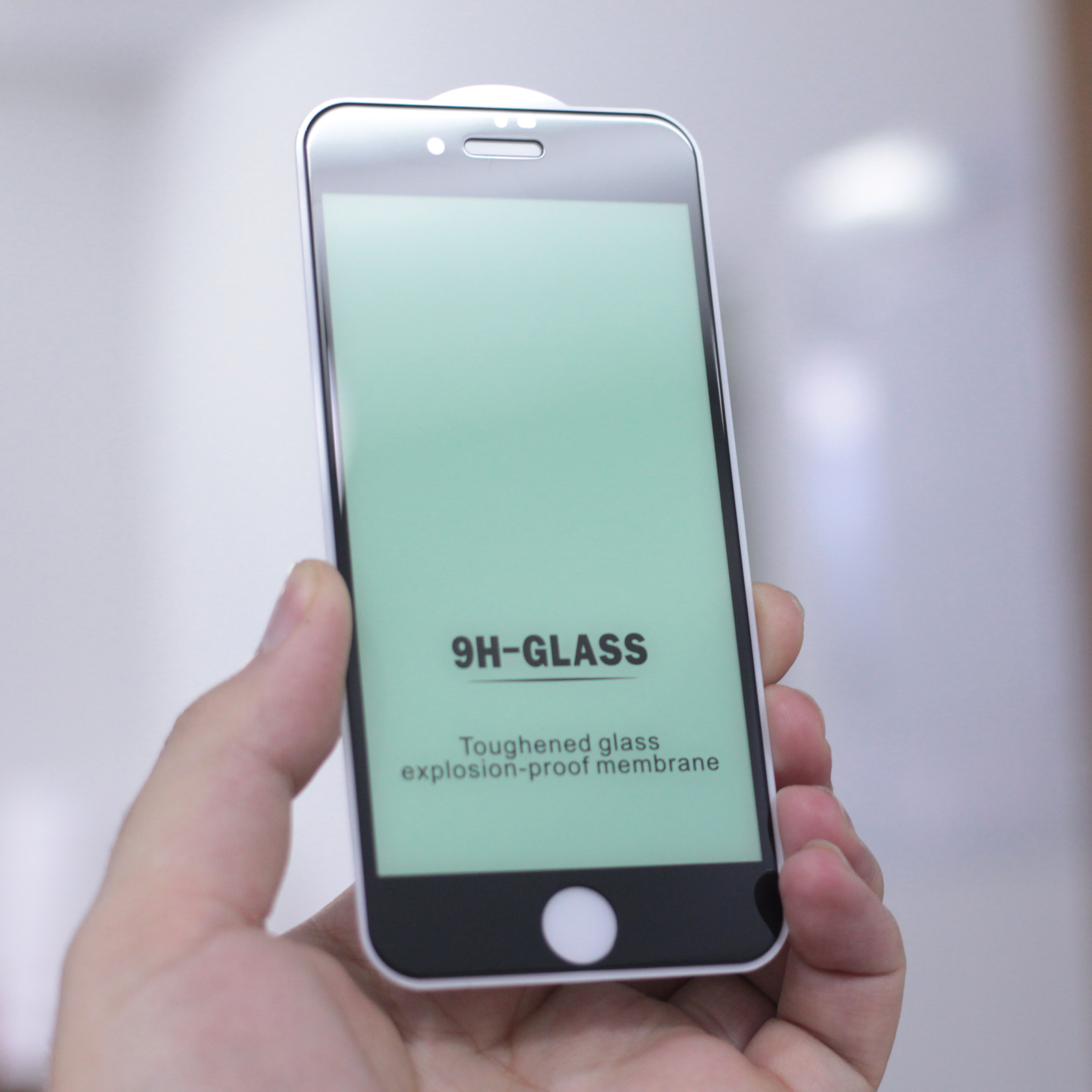Kính Cường Lực Chống UV Ánh Sáng Xanh Full Màn Hình Full Keo Dành Cho iPhone SE 2020- Handtown- Hàng Chính Hãng