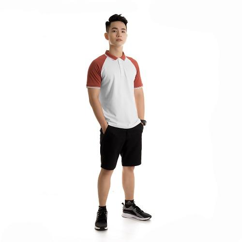 Áo polo nam ráp lăng phối bo sọc cotton cá sấu cổ bẻ tay ngắn PL07
