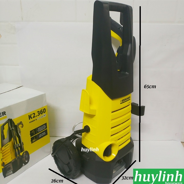 Máy xịt rửa xe cao áp Karcher K2 360 - Hàng chính hãng