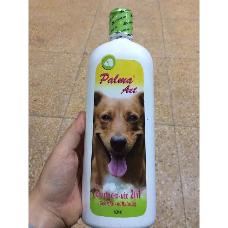 DẦU TẮM CHÓ MÈO 2in1 PALMA ACT 500ML.