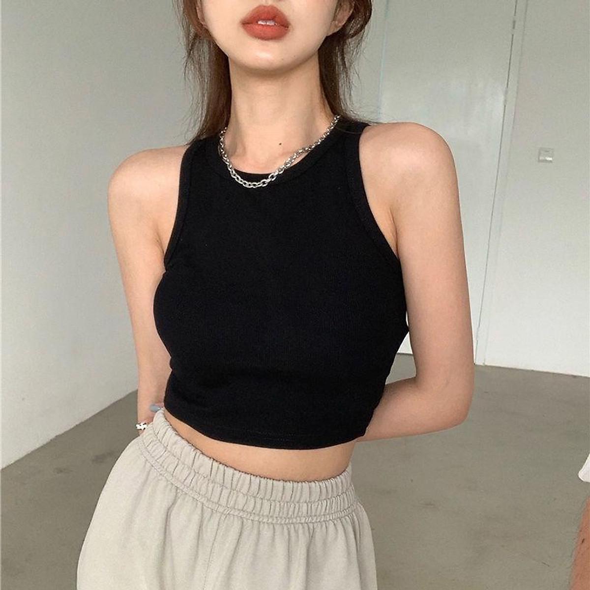 Áo croptop nữ đẹp, áo croptop ba lỗ, phong cách mùa hè năng động, mặc ở nhà, đi chơi, đi biển, aloha