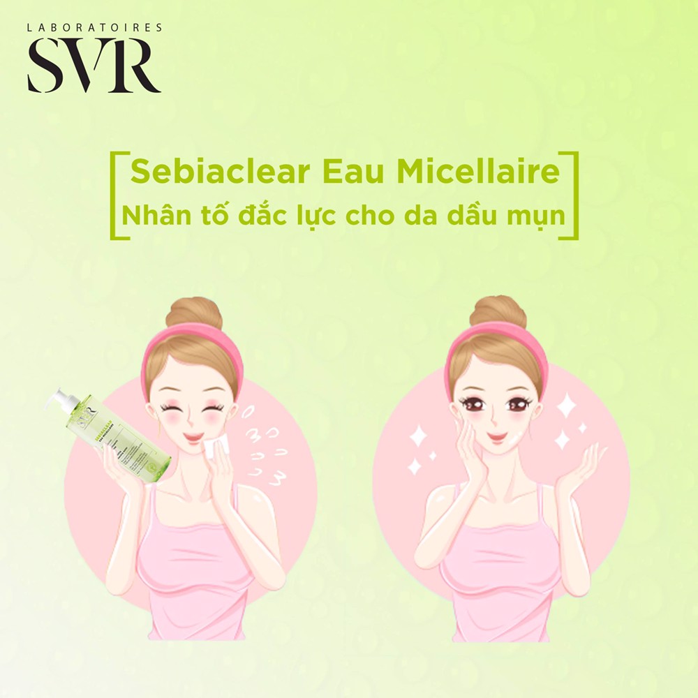 Nước Tẩy Trang SVR SEBIACLEAR EAU MICELLAIRE 75ml - 400ml