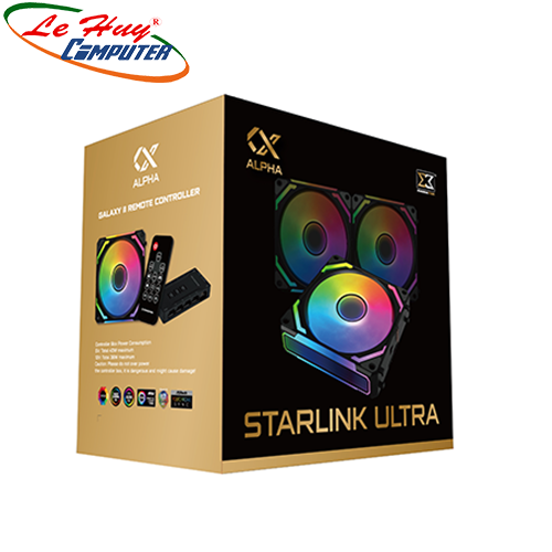 Fan Case Xigmatek STARLINK ULTRA ARGB - Hàng Chính Hãng