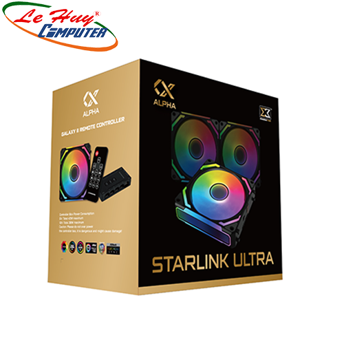 Fan Case Xigmatek STARLINK ULTRA ARGB (EN40412) - Hàng Chính Hãng