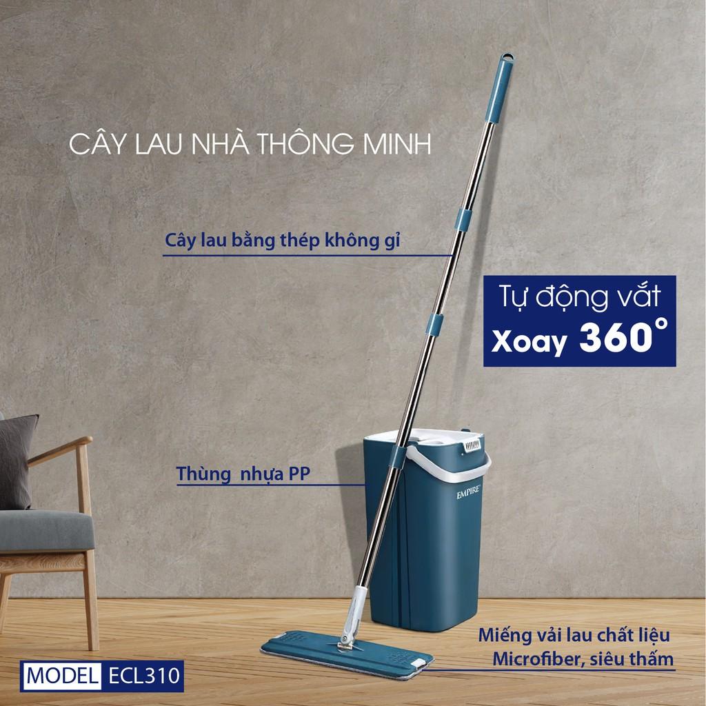 Cây lau nhà thông minh tự vắt EMPIRE ECL310, xoay 360