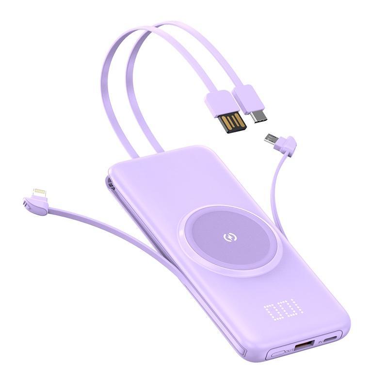 Sạc Dự Phòng Không Dây Y1 20000 mAh 3 Đầu Ra Kích Thước Lớn Nhỏ Gọn