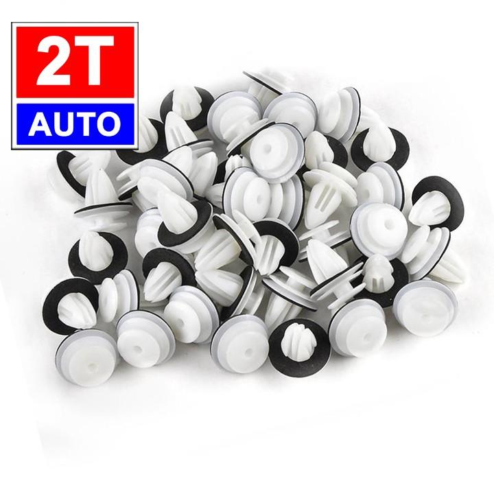 Bộ 10 đinh tán, chốt vít nở vit Nhựa 10mm Loại chuyên dùng cho xe hơi ô tô: SKU:605