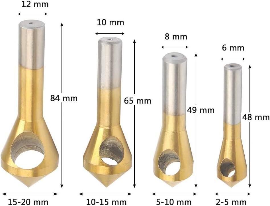 Pieces Chamfer Deburring Cutter để cắt gỗ và nhựa kim loại