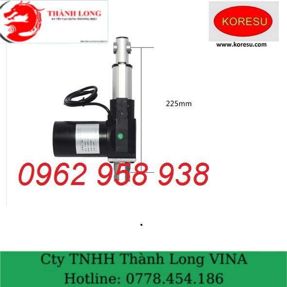 Xilanh điện 24v hành trình 50mm nâng hạ 600 kg và bộ điều khiển tự động.