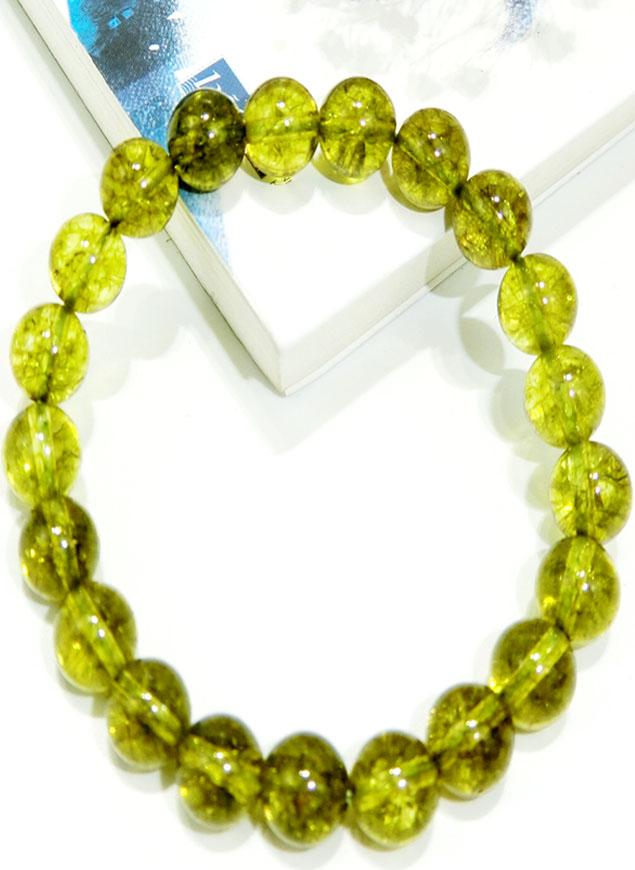 Vòng Tay Phong Thủy Đá Peridot - Hợp Mệnh Mộc, Hỏa