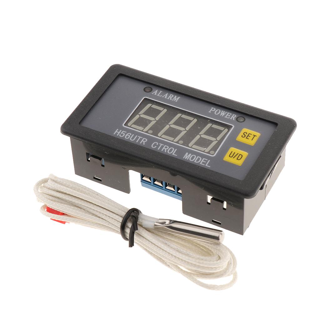 1Piece AC 200V High Temperature Digital Thermostat Temperature Controller