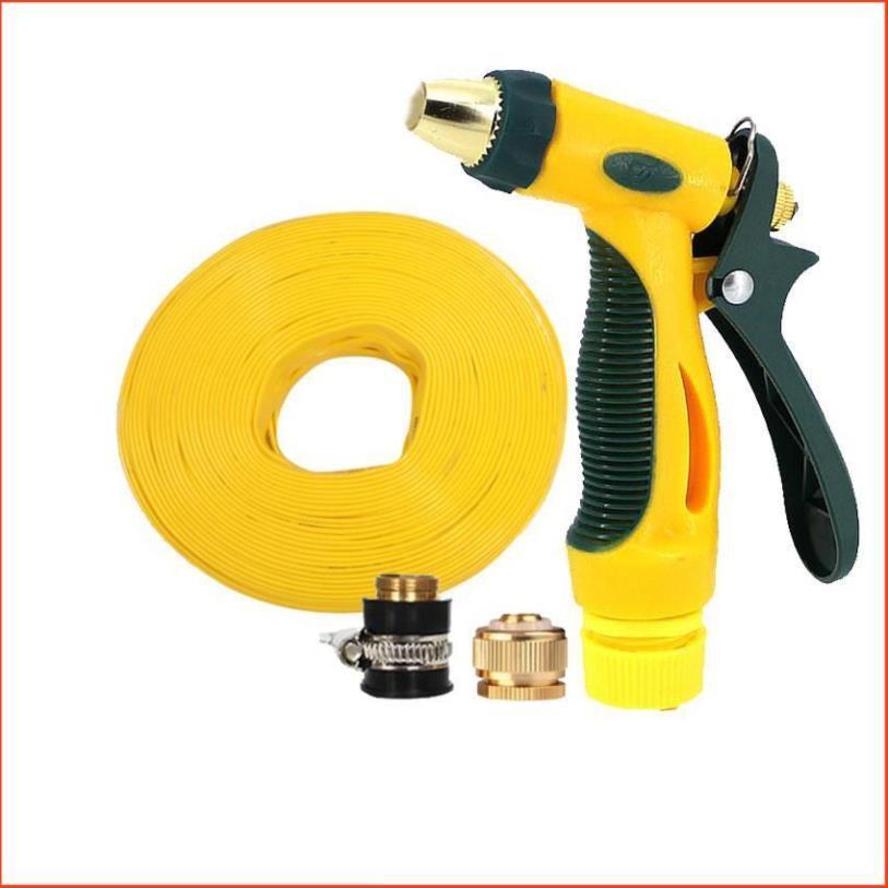 Bộ dây vòi xịt nước rửa xe, tưới cây tăng áp 3 lần,loại 3-5M 206317