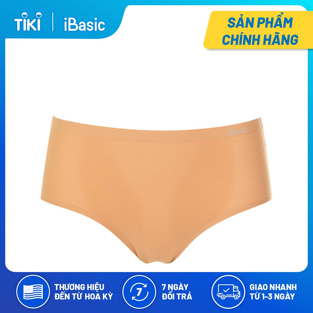 Combo 4 quần lót nữ không đường may bonding thoáng khí lưng cao iBasic PANW139