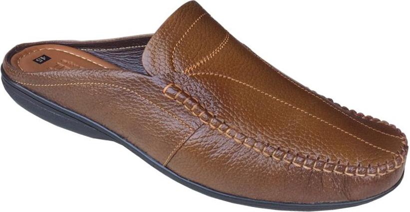 Dép bít mũi nam BIGSIZE da bò cao cấp Trường Hải BM056