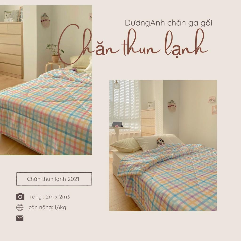 Chăn thun lạnh đáng yêu, chăn hè mát phong cách Hàn quốc 2021.