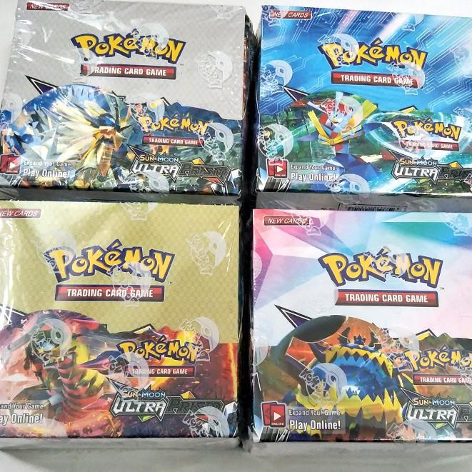 BỘ 324 lá thẻ bài POKEMON Board game Pokemon Tcg: Sun &amp; Moon