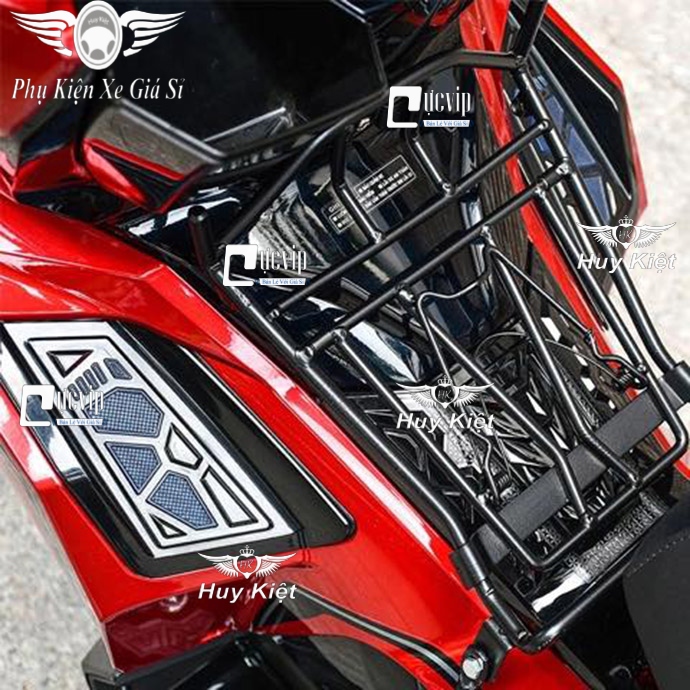 Ốp Gác Chân Em Bé Dành Cho AirBlade AB 2023 Đời Mới 160cc, 125cc, AirBlade 2020 - 2023 Xi Mạ Crom, Carbon, Đen Bóng