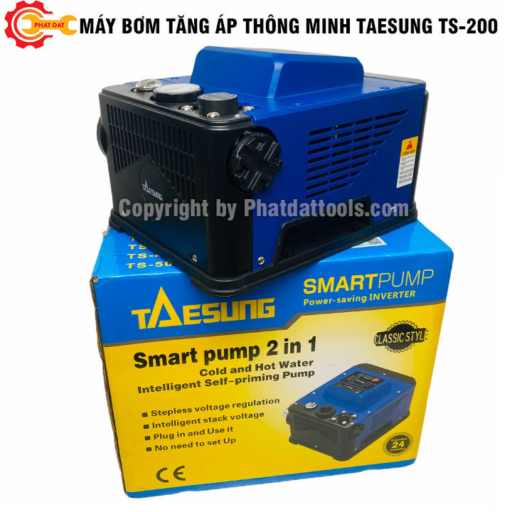 Máy Bơm Tăng Áp Tự Động Thông Minh TAESUNG TS-200A-2 trong 1