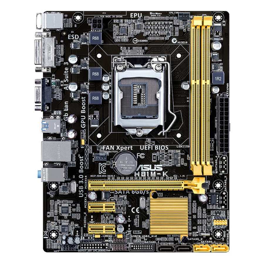 Bo Mạch Chủ ASUS H81 M-K - Hàng Chính Hãng