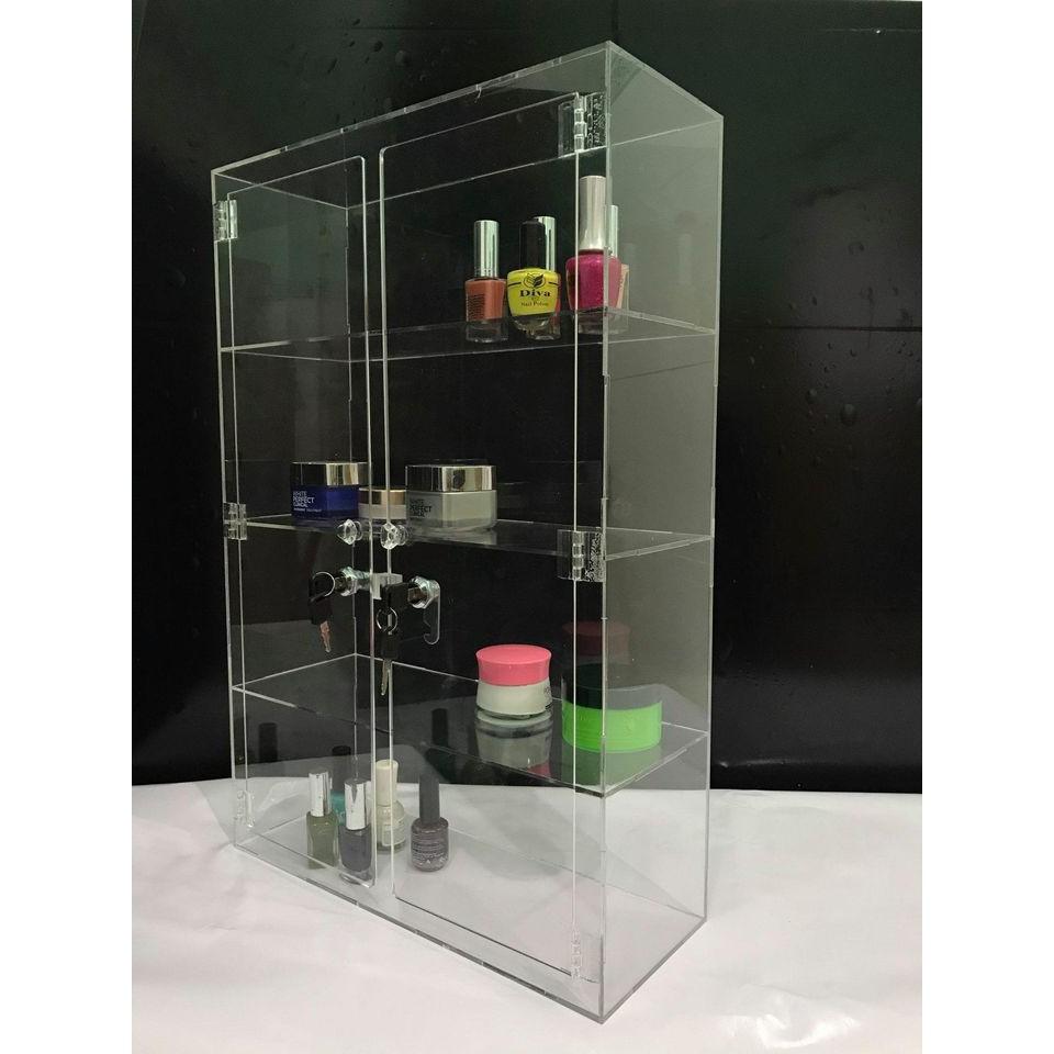 Tủ Mỹ phẩm 3 tầng cao cấp- Tủ trưng bằng bằng mica