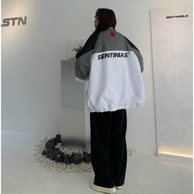 Áo Khoác Dù Bomber Unisex Sentinials Kiểu Dáng Hàn Quốc Siêu Ngầu Hot Trend Siêu Hot - TP