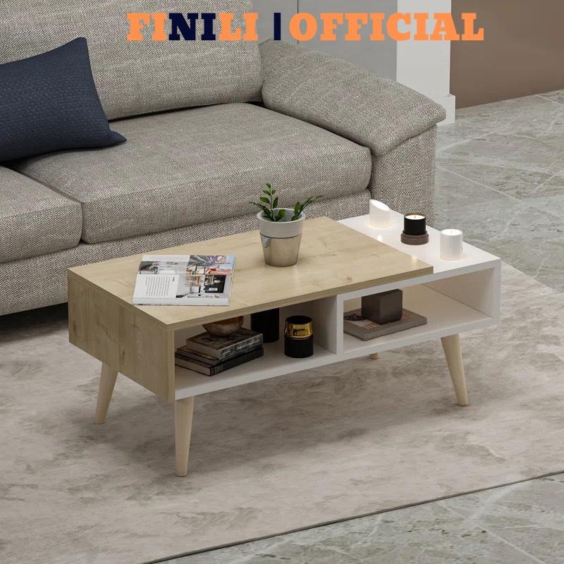 Bàn trà sofa FINIL gỗ công nghiệp, phong cách bắc âu đẹp hiện đại FNL00.333